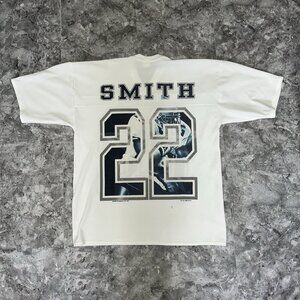 Emmitt Smith Jersey Men Large White Shirt Top Xplosion VTG 1996 - MADE USA